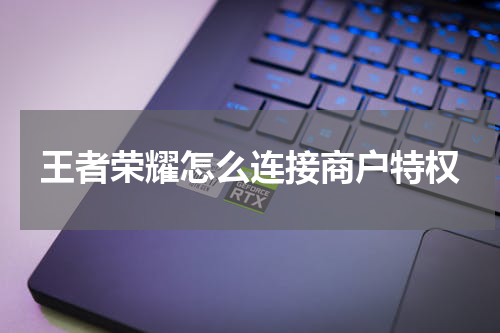 王者荣耀怎么连接商户特权
