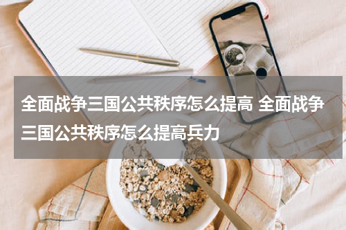 全面战争三国公共秩序怎么提高 全面战争三国公共秩序怎么提高兵力