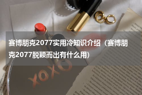 赛博朋克2077实用冷知识介绍（赛博朋克2077脱颖而出有什么用）