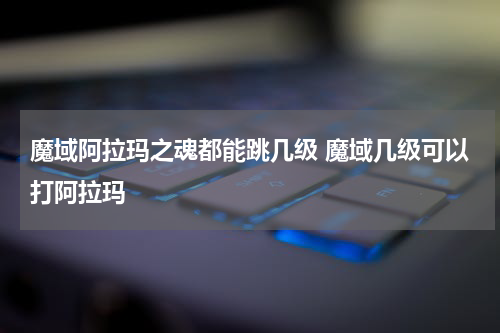 魔域阿拉玛之魂都能跳几级 魔域几级可以打阿拉玛