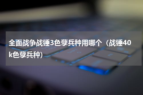 全面战争战锤3色孽兵种用哪个（战锤40k色孽兵种）