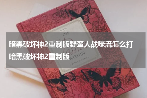 暗黑破坏神2重制版野蛮人战嚎流怎么打 暗黑破坏神2重制版