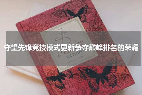 守望先锋竞技模式更新争夺巅峰排名的荣耀