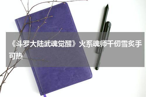 《斗罗大陆武魂觉醒》火系魂师千仞雪炙手可热
